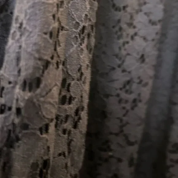 Maitai Red Pleated Top and Navy Lace Mini Dress, Size 2X - Picture 5 of 9